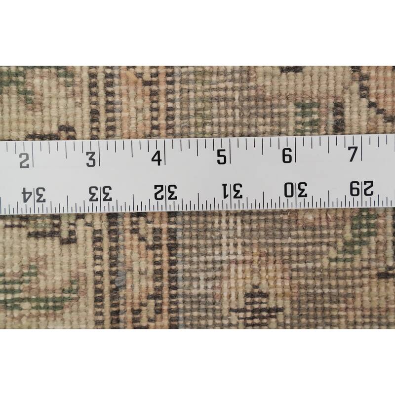 Hand Knotted Oriental 100% Wool Carpet Traditional Floral Coral Tabriz Area Rug - 12' 8'' X 9' 7''