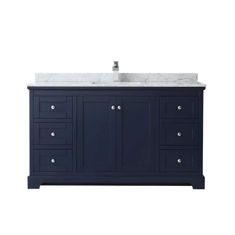 Wyndham Collection Avery 60" Free Standing Single Basin Vanity Set