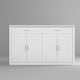 preview thumbnail 15 of 40, Kitchen Island with Storage Cabinet, White Kitchen Island Table with Drawers & Shelves Pantry
