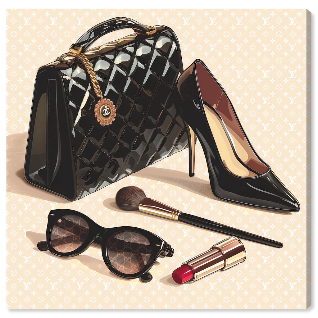 Simple Glam Collection Canvas by Art Remedy, Gallery Wrapped