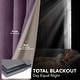 preview thumbnail 42 of 85, Deconovo Velvet Blackout Curtains, 2 Panels, Thermal Insulated