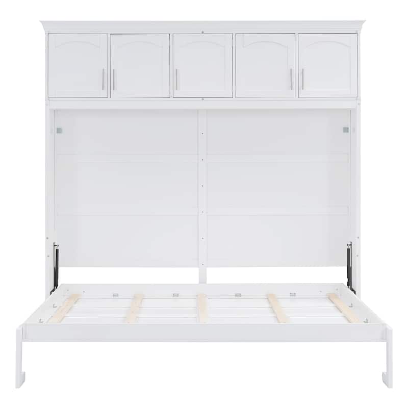 Murphy Bed Wall Bed with Top Cabinets