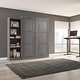 preview thumbnail 3 of 54, Pur Queen Murphy Bed with Storage Unit (90W) by Bestar