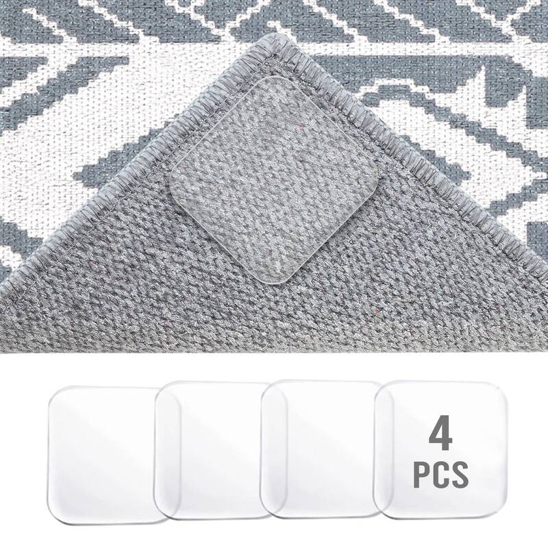 Sussexhome Heavy Duty Ultra Thin Non Slip Washable Cotton Indoor Rug - 2' x 3'