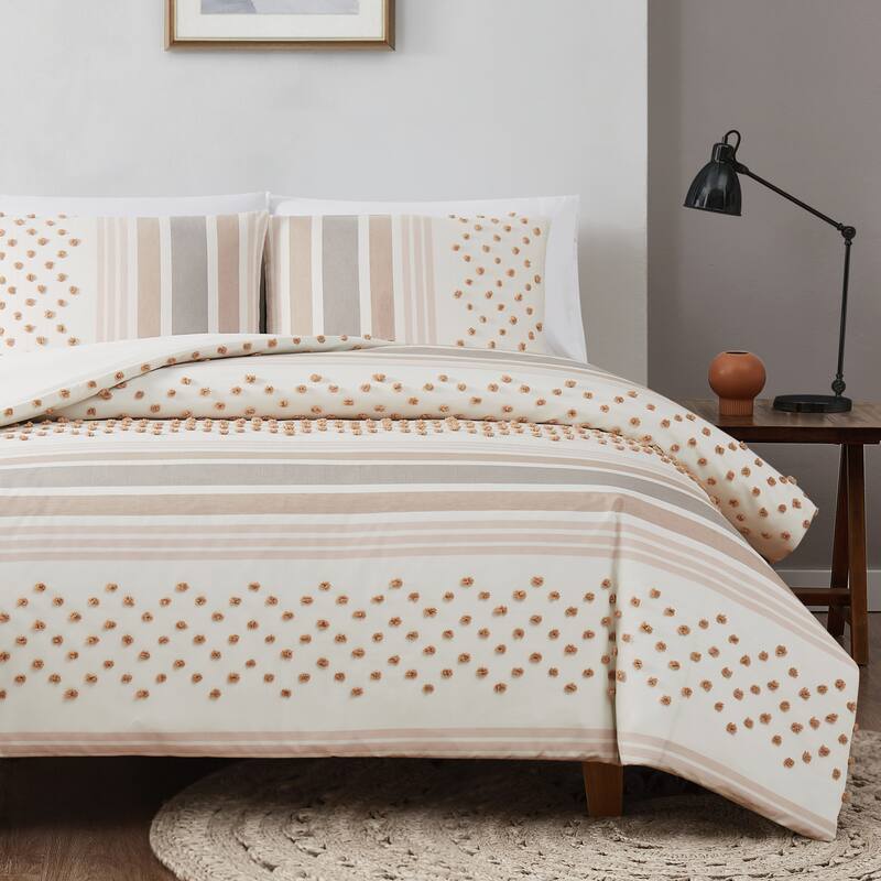 Brooklyn Loom Mia Tufted Texture Comforter Set
