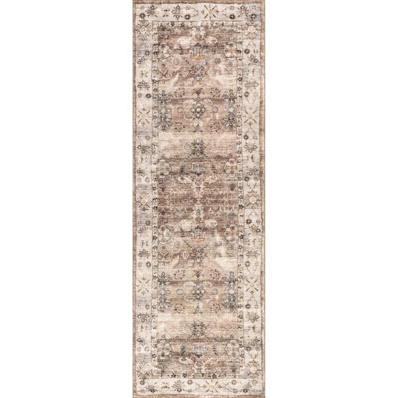 Nuloom Tansy Traditional Vintage Machine Washable Area Rug