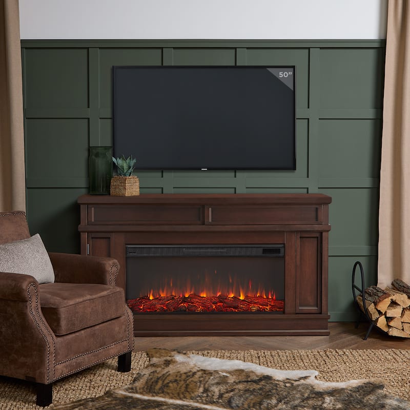 Torrey Landscape Electric Fireplace TV Stand by Real Flame