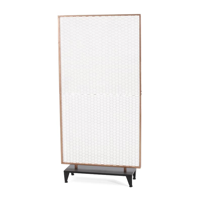 Edson 5' Tall Iron Mesh Room Divider by Christopher Knight Home