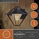 preview thumbnail 10 of 9, Vaxcel Lighting T0746 Jackson 8" Tall LED Outdoor Wall Sconce with
