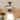 4-Light Rusted Brown Wood Semi-Flush Mount Ceiling Light