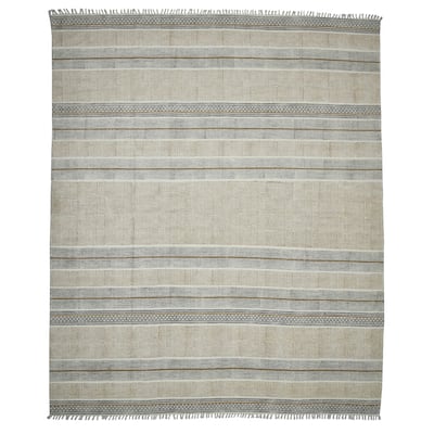 Distressed Geometric with Fringe Area Rug - 2' x 3'
