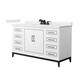 Option White / White Quartz Top / Matte Black Hardware