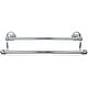 preview thumbnail 5 of 3, Top Knobs Edwardian Bath 24 Inch Double Towel Bar Ribbon Backplate Polished Chrome
