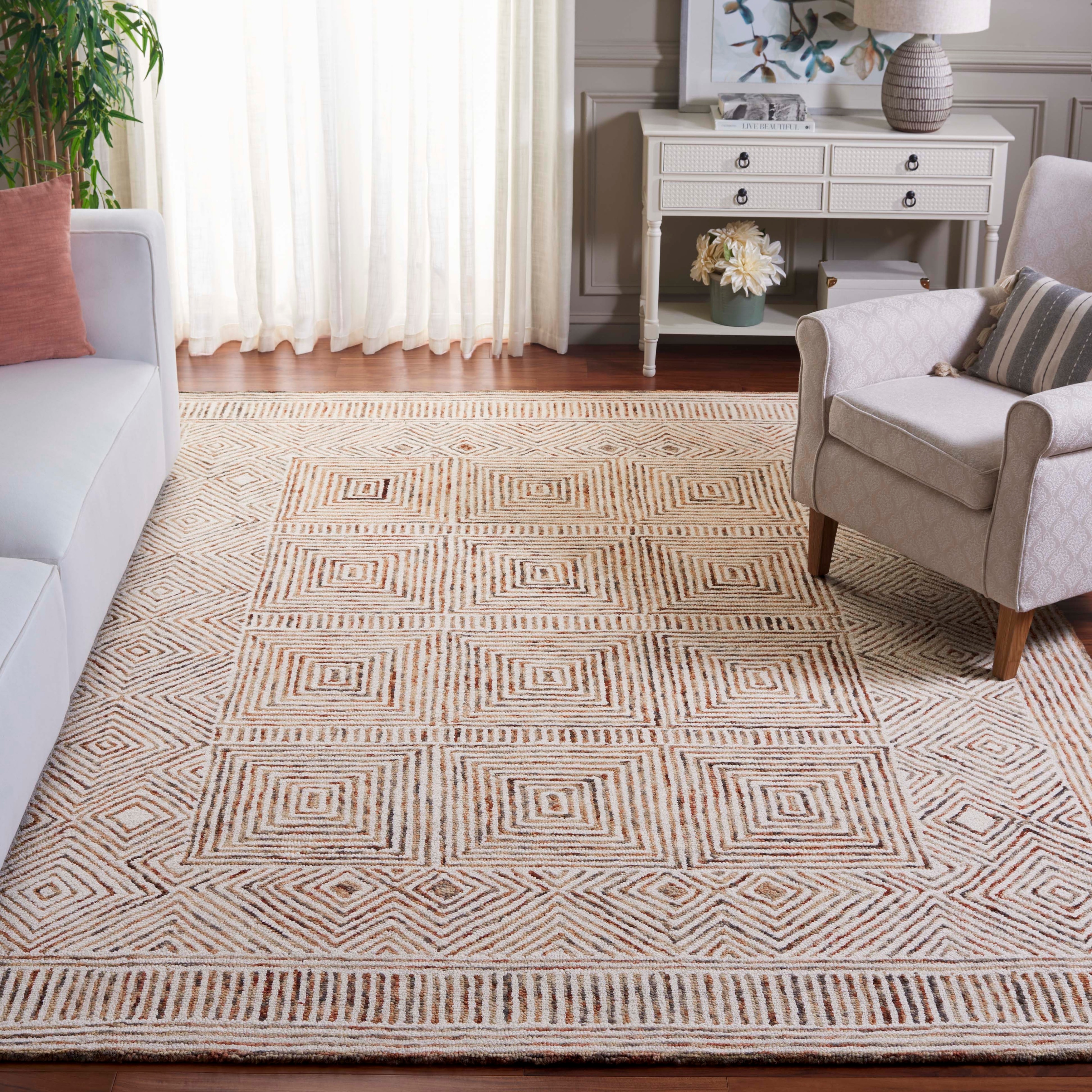 SAFAVIEH Handmade Metro Margreet French Country Wool Rug
