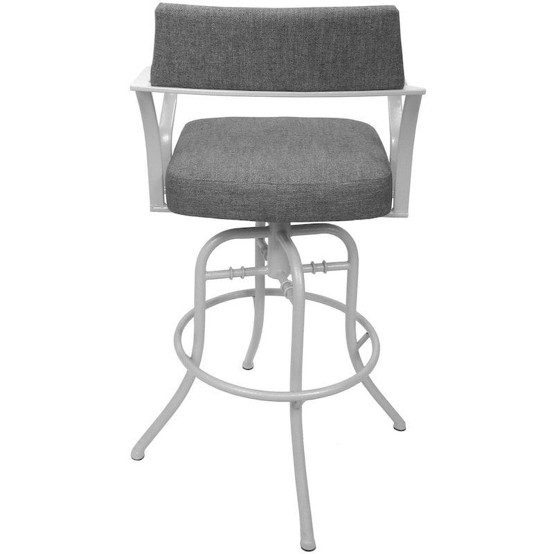Carolina Charcoal Swivel Tilt Counter 26" or Bar 30" Metal Bar Stool