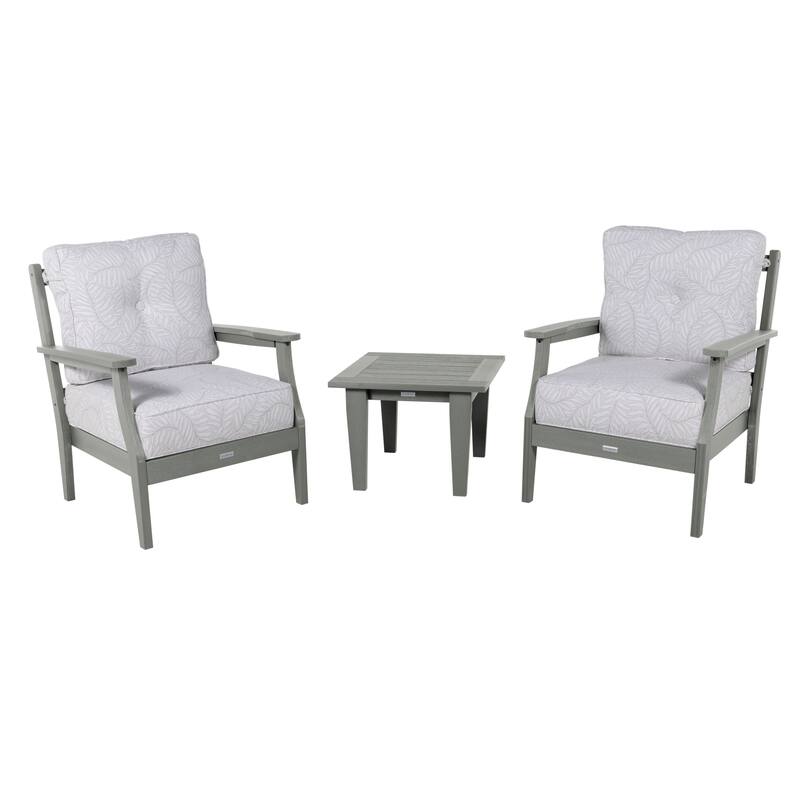 HIGHWOOD Lehigh 3-Piece Deep Seating Chair Set - Lively Parchment