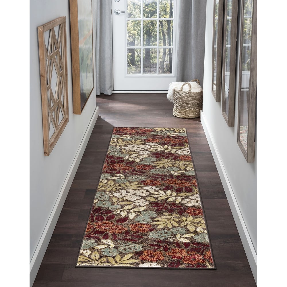 Decora Shabby Chic Floral Indoor Area Rug