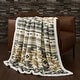 preview thumbnail 106 of 158, Indigo Hill by HiEnd Accents Campfire Sherpa Fleece Throw, 1PC or 3PC 1-Piece - Desert Sage