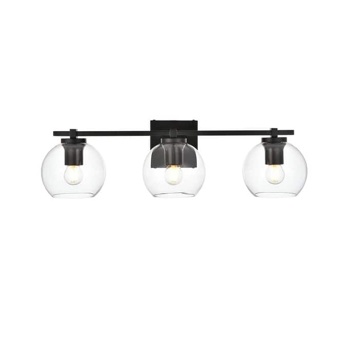 Elegant Lighting LD7311W24 Juelz 3 Light 7" Tall Bathroom Sconce
