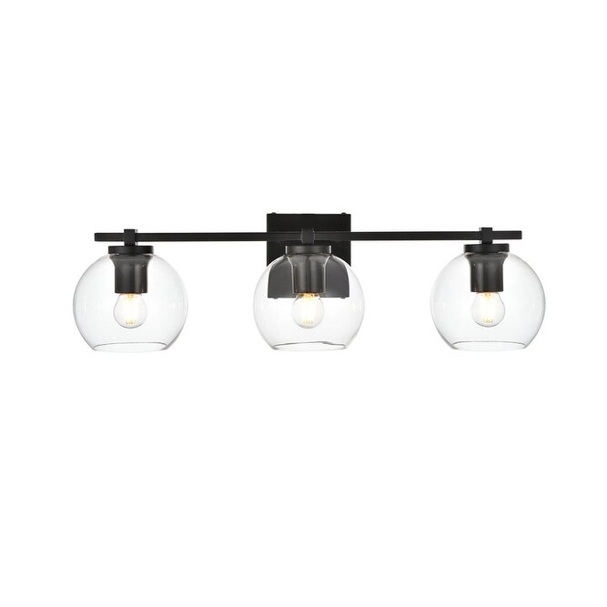 Elegant Lighting LD7311W24 Juelz 3 Light 7" Tall Bathroom Sconce