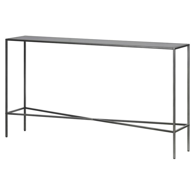 Henley 55'' Wide Rectangular Console Table with Glass Top