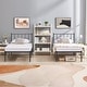 preview thumbnail 20 of 31, VECELO Twin Size Kids Bed Frame, Easy-to-assemble Metal Twin Platform Bed Frame with Under-bed Storage Black