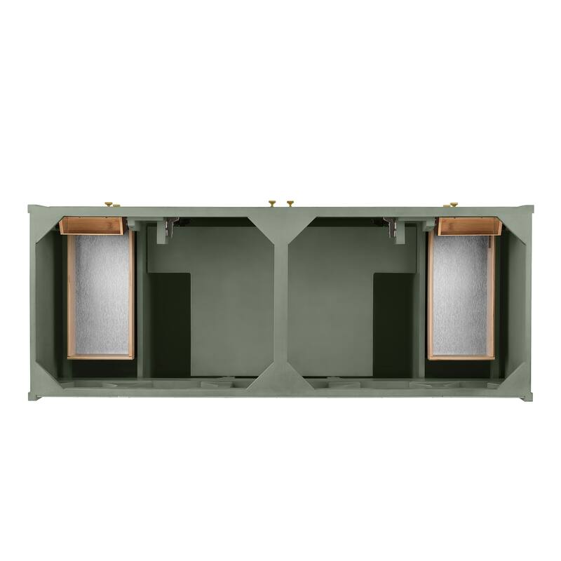 James Martin Vanities Chicago 60" Double Vanity, Smokey Celadon