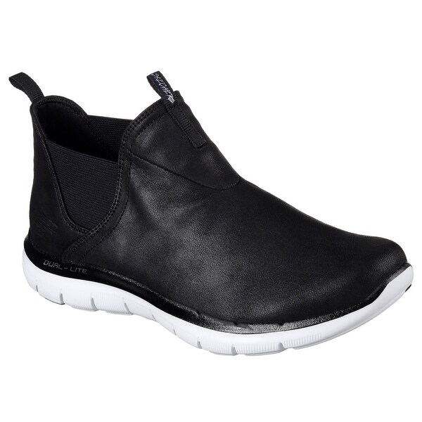 Skechers flex appeal 2.0 done deal black Clearance