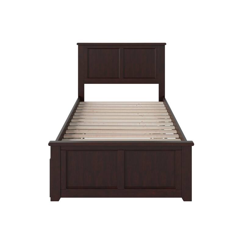 AFI Madison Platform Bed with Matching Footboard & Trundle