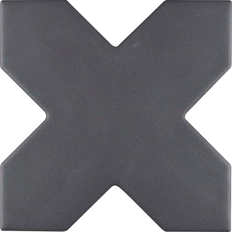 Siena 5" Star with Cross Matte Ceramic Wall and Floor Tile (10.76 sq ft/case) - 54 Pack