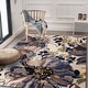 preview thumbnail 19 of 56, World Rug Gallery Modern Bright Flowers Non-Slip Area Rug Multi