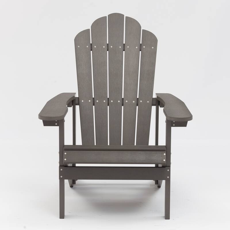 Adirondack Chair Folding Outdoor Chairs Grey - 9' x 12' - 9' x 12' - Grey