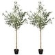 Fake Olive Tree Artificial Plants Tree Indoor Faux Tree with Realistic ...