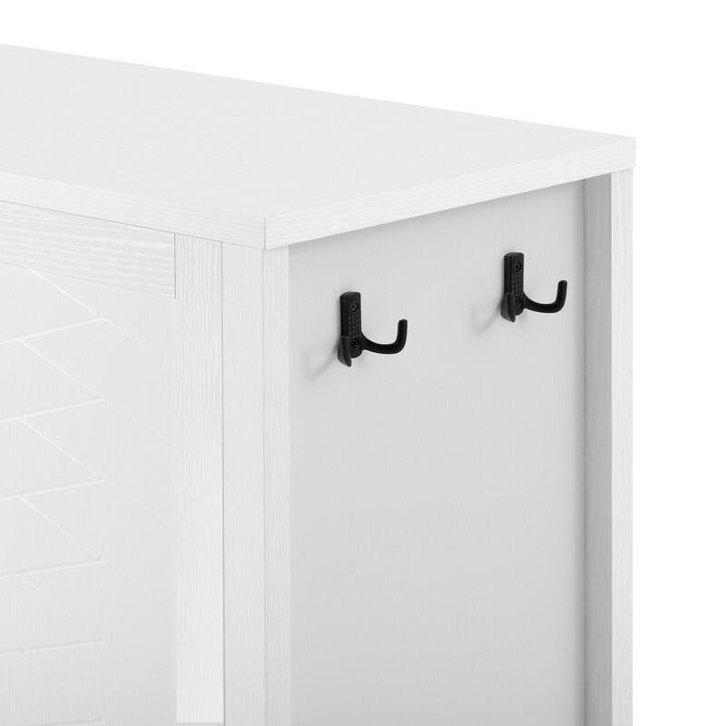 Modern 55.1" Storage Sideboard with 4-Doors, Multi Functional Buffet Table with Open Shelf and Adjustable Shelves