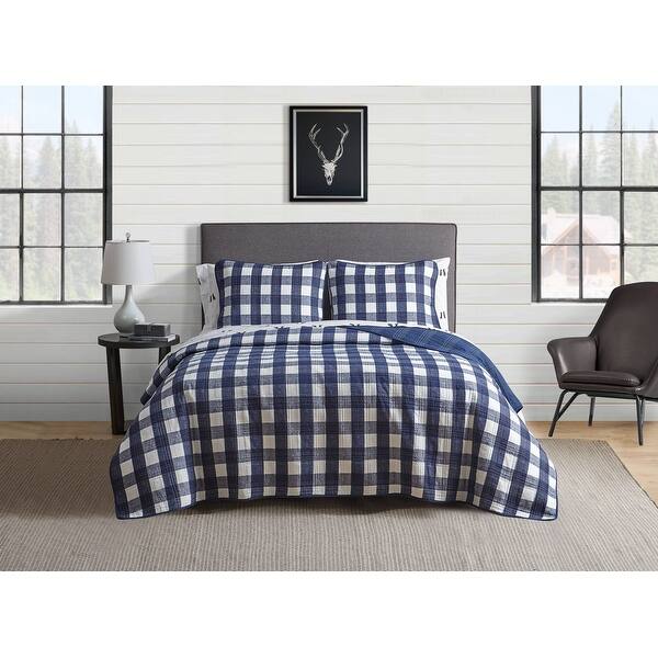 Eddie Bauer Lakehouse Cotton Blue Quilt Set Bed Bath & Beyond 20615787