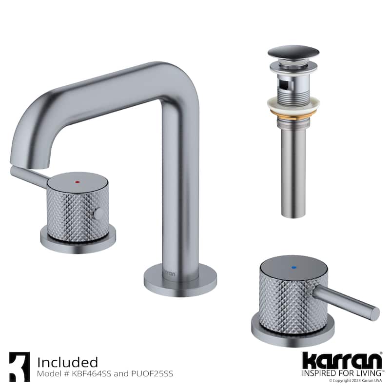 Karran USA KBF464 Tryst 1.2 GPM Widespread Bathroom Faucet