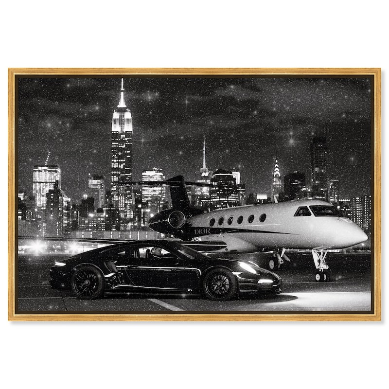 Luxury in New York Canvas by Art Remedy - Gold - 36" x 24"
