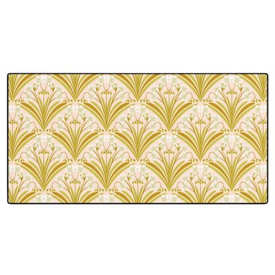 Sewzinski Spring Beauty Flowers on Pink Desk Mat