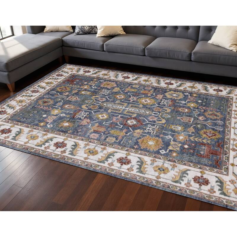 HomeRoots Medallion Modern Rectangle Area Rug - 8' X 10' - 8' X 10'