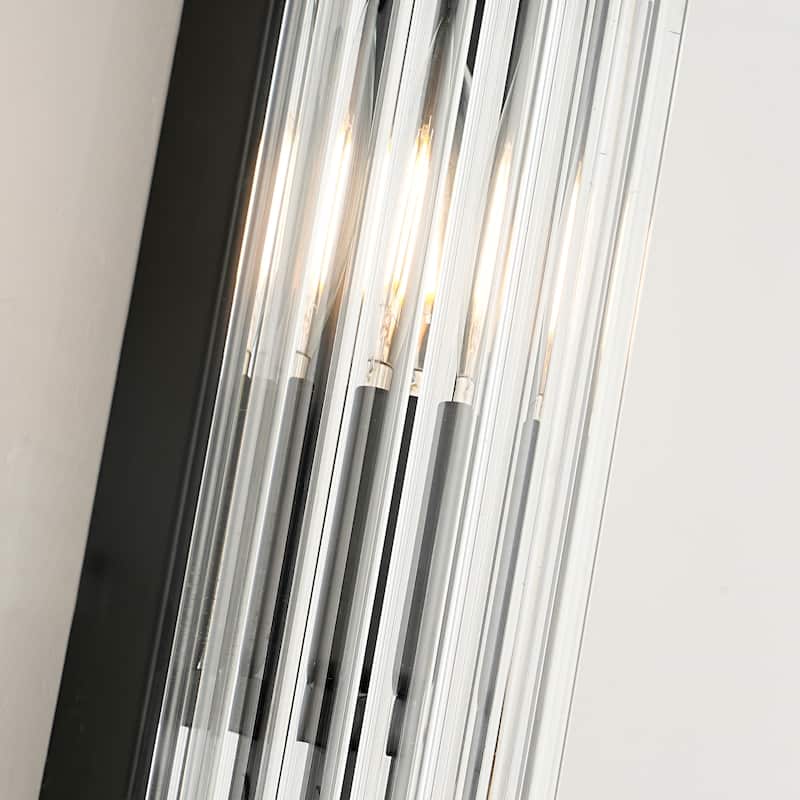 Nordic Postmodern Wall Sconce, European Wall Light in Simple Vintage Glass Crystal