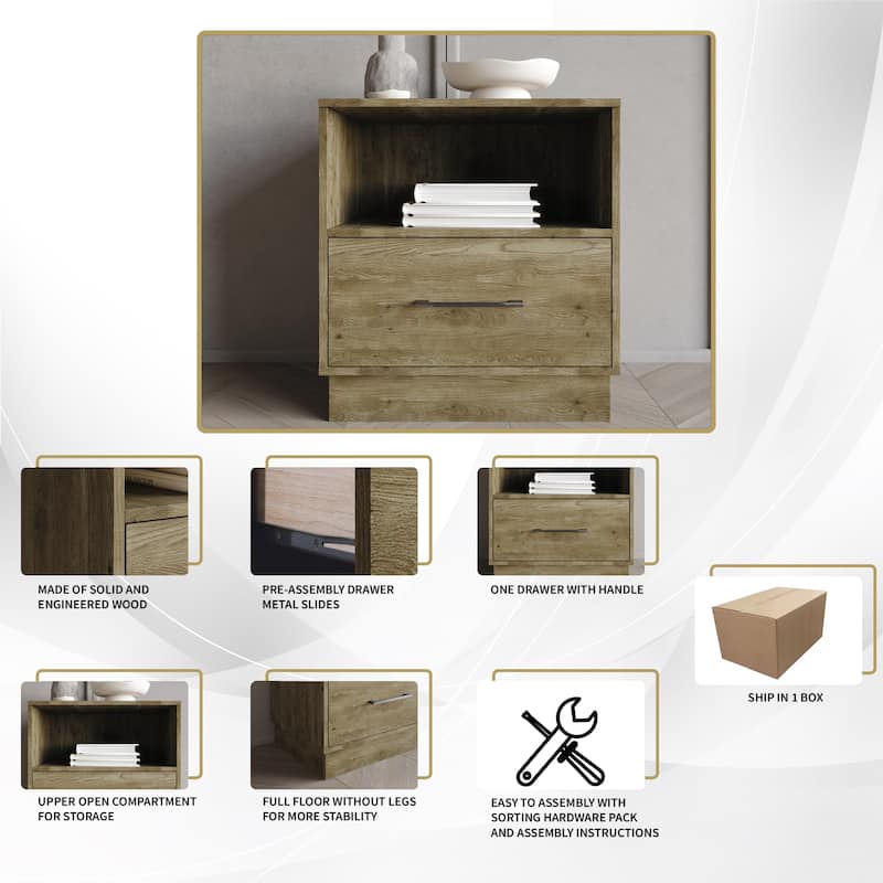 CraftPorch Simple Luxury 4-piece Bedroom Set
