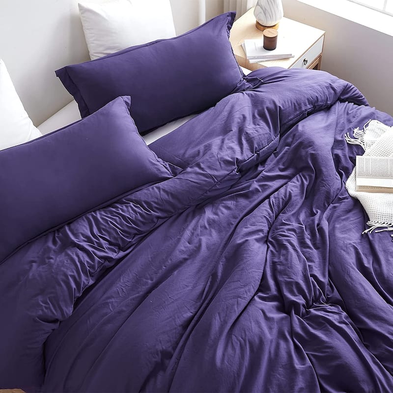Natural Loft® Oversized Comforter Set - Purple Reign