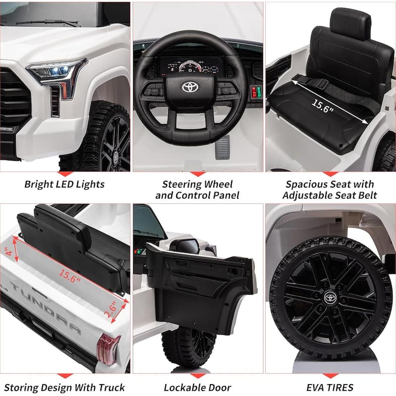 12V Electric Ride-On Toy Car for Kids with Remote