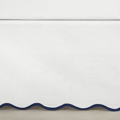 Lush Decor Coastal Chic Scallop Edge Bed Skirt Single