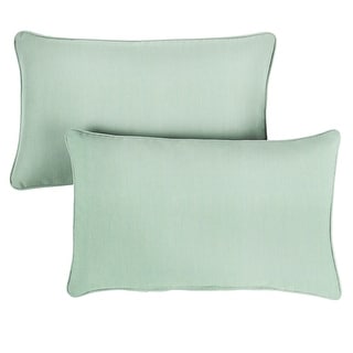 Nyles Spa Blue Indoor Outdoor Corded Pillow Set