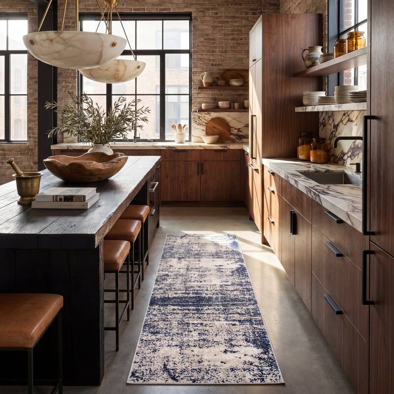 SAFAVIEH Adirondack Guillerma Modern Abstract Distressed Rug