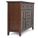 preview thumbnail 6 of 35, WYNDENHALL Stratford SOLID WOOD 54 inch Wide Transitional Sideboard Buffet Credenza - 54 inch Wide