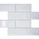 preview thumbnail 3 of 5, TileGen. Inner Reflections Mirror Look 3" x 6" Beveled Glass Mosaic Tile in Grey Wall Tile (10 sheets/9.6sqft.)