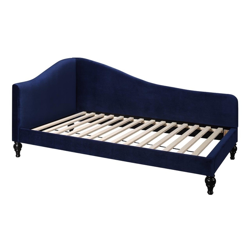 Copper Grove Sete Velvet Victorian Twin Daybed with Upholstered Design-image