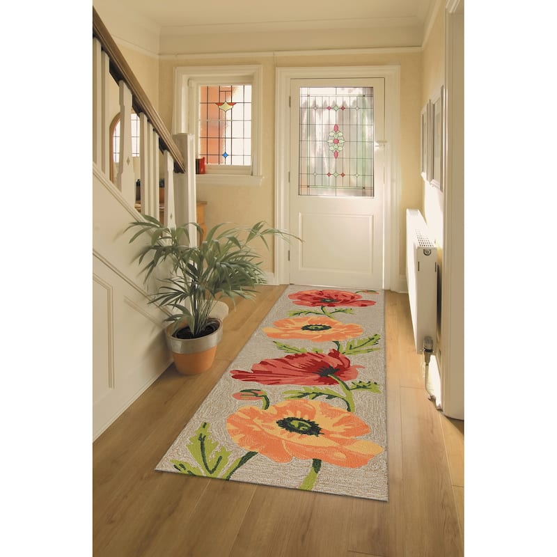 Liora Manne Ravella Icelandic Poppies Indoor/Outdoor Rug